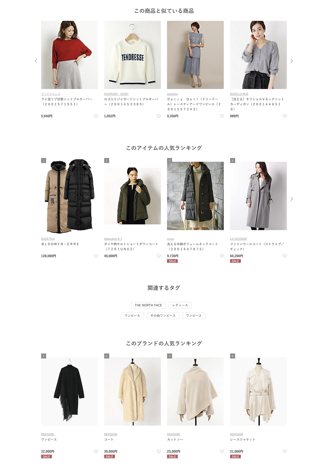 商品詳細ページについて