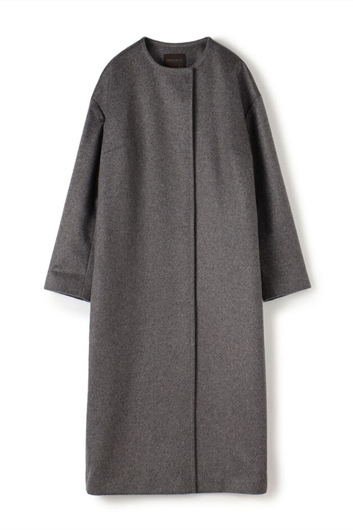 ＜トゥモローランドコレクション＞カシミヤ ノーカラーコート