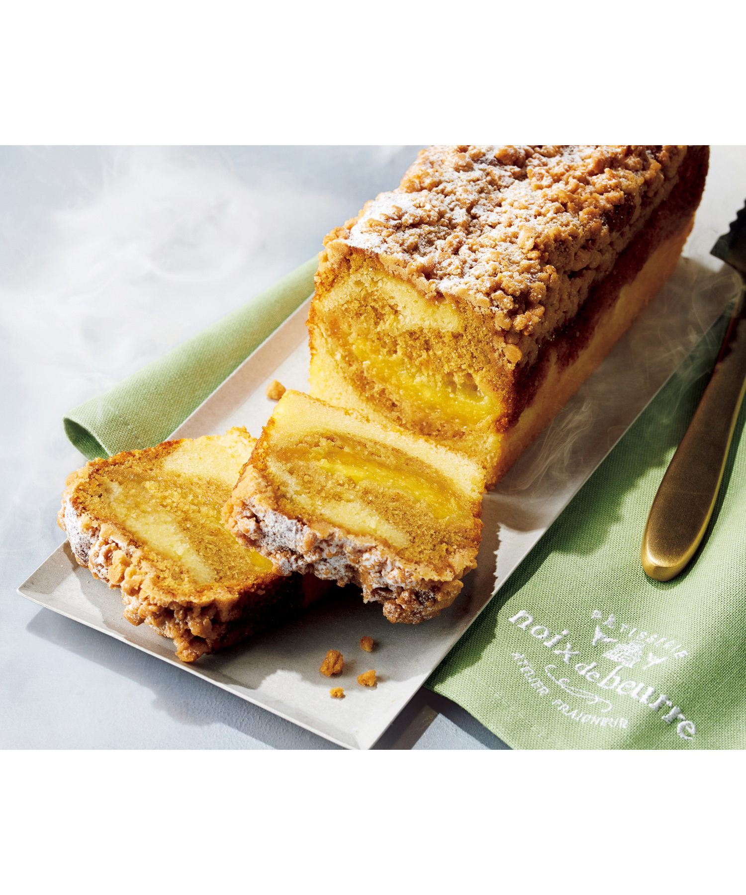 〈ノワ・ドゥ・ブール〉キャラメルバナナとレモンのケーキ