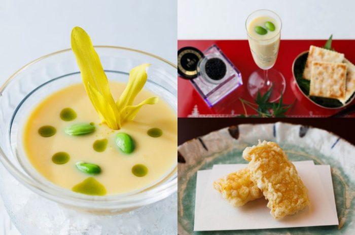 日本橋三越本店レストランの夏の新作とうもろこし料理