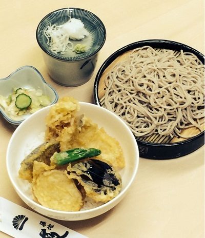 店長一押し　日替り天丼とおそば