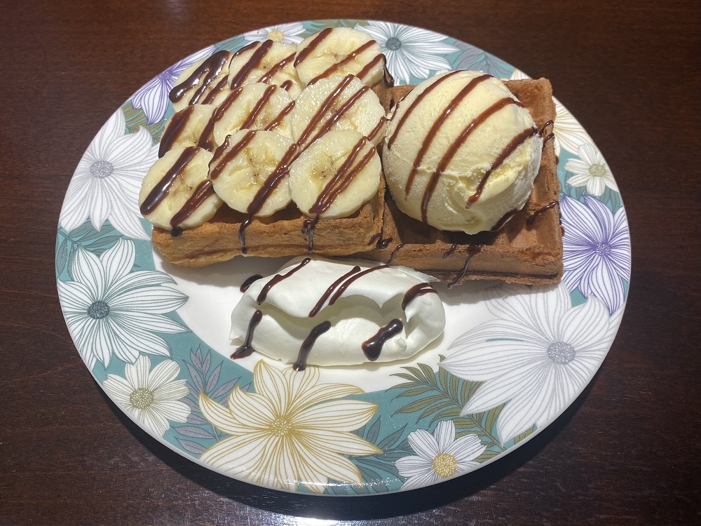 ワッフル（チョコバナナ）