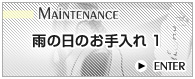 雨の日のお手入れ　1