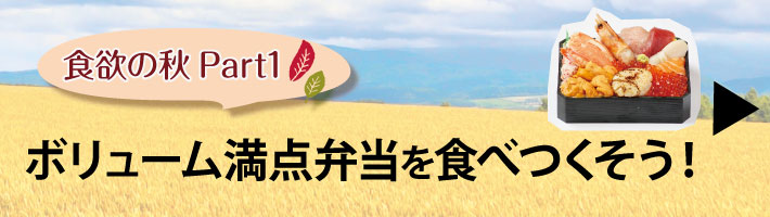 ボリューム満点弁当 北海道展