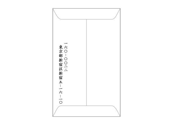 祝儀袋の内包みの書き方・裏