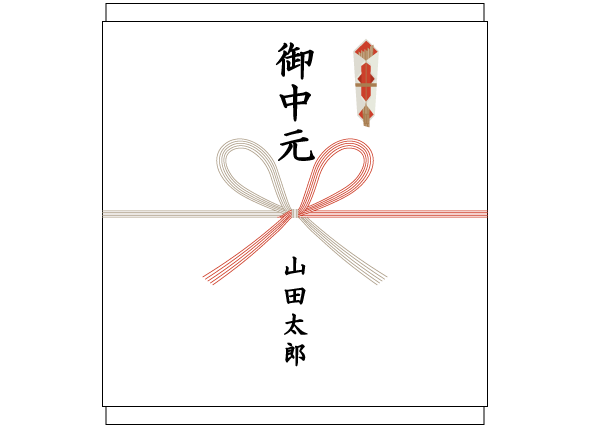 お中元の熨斗(のし)紙、表書きの書き方、選び方
