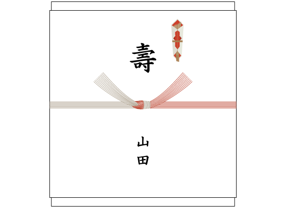結納当日の手土産の熨斗(のし)紙、表書きの書き方、選び方