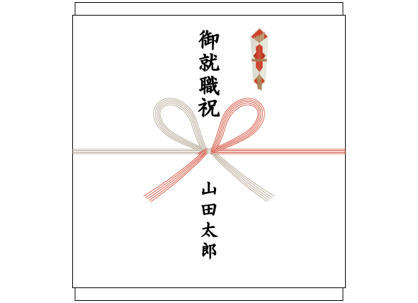 就職祝いの熨斗(のし)紙、表書きの書き方、選び方
