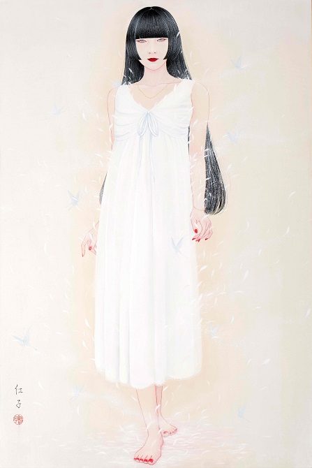 丁子紅子 日本画展 －はなことば－