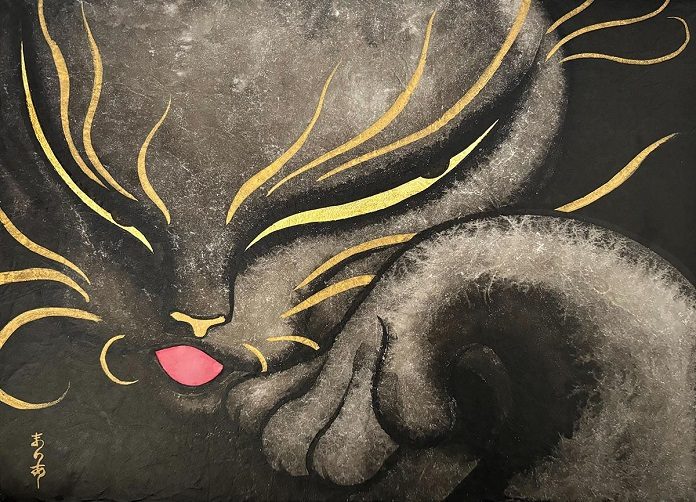 溝口まりあ日本画展「誇り高き猫たち」-銀座物語 溝口まりあ日本画展「誇り高き猫たち」-銀座物語