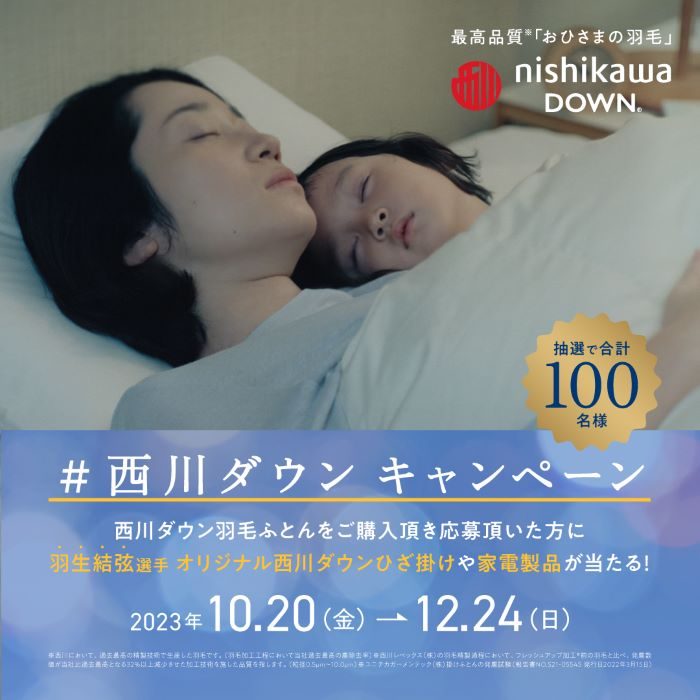 ＜西川＞ダウンキャンペーン
  
  