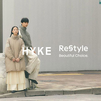 ＜HYKE＞FW2023 Outer Collection Close-up 