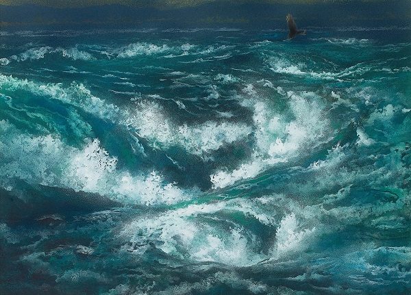 大野逸男 日本画展　歩いて来た風景の中の花と鳥  