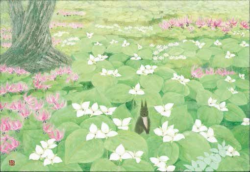 猪熊佳子 日本画展 森への祈り | アートギャラリー | 日本橋三越本店 | 三越伊勢丹店舗情報