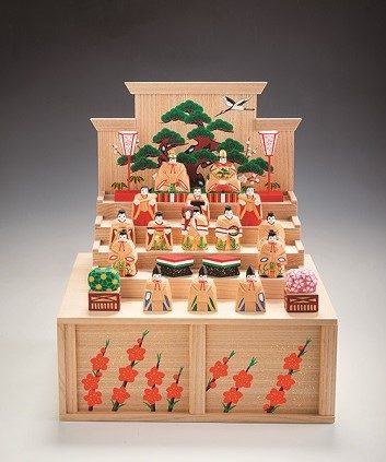 【お得】 立雛(神雛)2号 奈良一刀彫(木彫) 張り付か 雛人形・ひな祭り