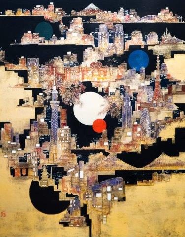 北澤 龍　日本画展　－街と霊獣－
  
