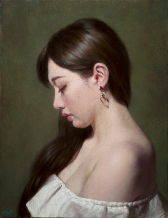 三嶋哲也「果実とバニティー」油彩画
