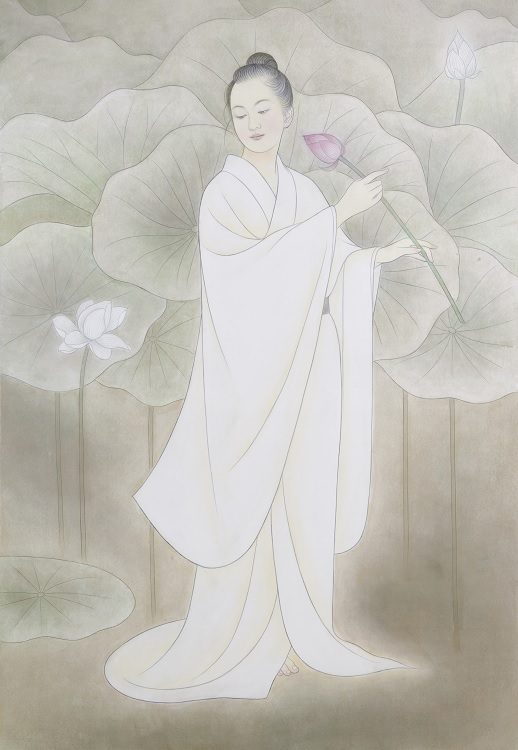 安田育代 日本画展 　いのち