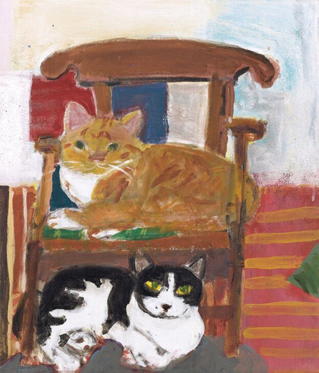 週末sale 久下貴史 版画『5月の美しい日のように』猫絵画