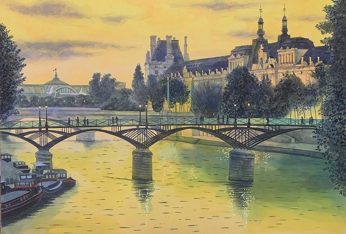 岡田眞治 日本画展　古都巡礼