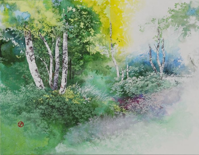 長谷川喜久　日本画展　ー色・彩ー　
