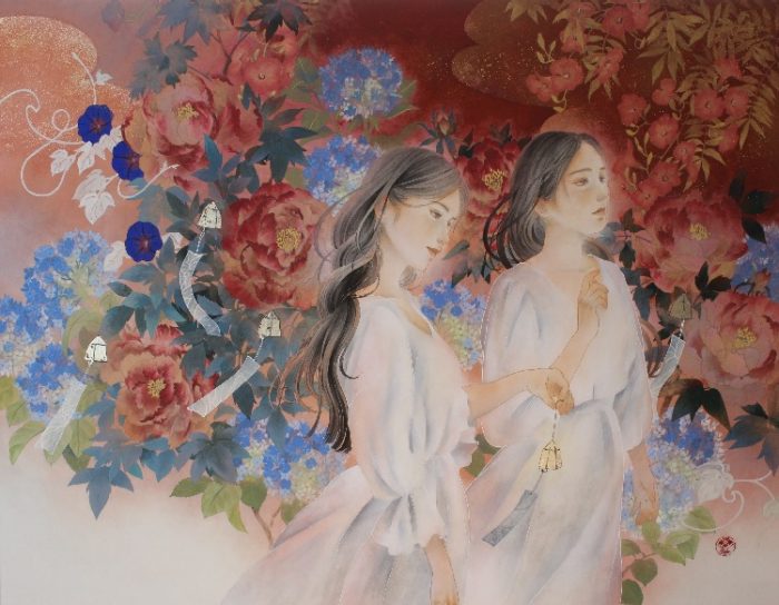 花菱慧　日本画展 　ー風祭