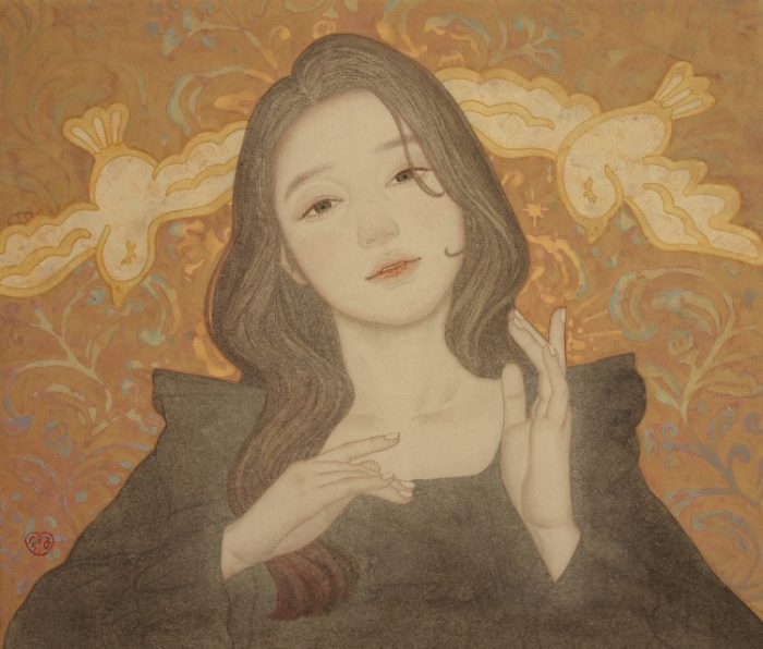 八木恵子 日本画展  　逢天の時