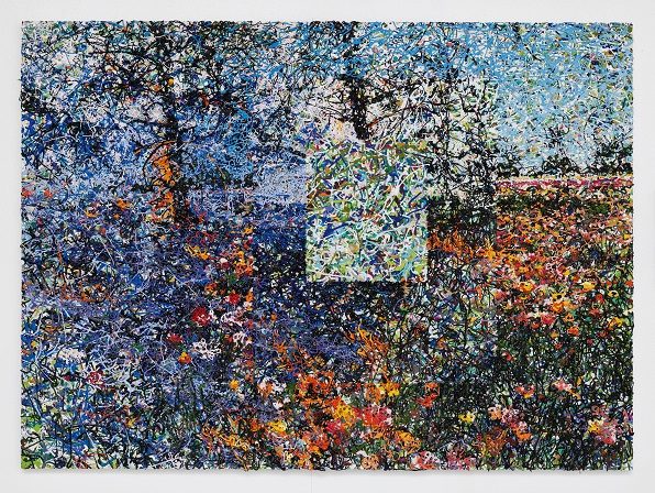 大人気新品 櫻井幸雄・パリ紀行「街角のレストラン」手彩画 白い 絵画