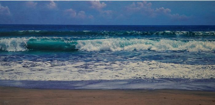 山木章 油絵展　海と光と吹く風と