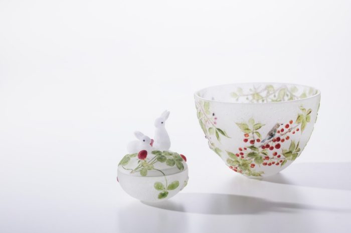 岡田多恵ガラス展　よろこびあつめて