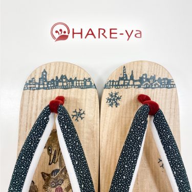 〈HARE-ya〉あなただけの「とっておき」のろうけつ染の下駄