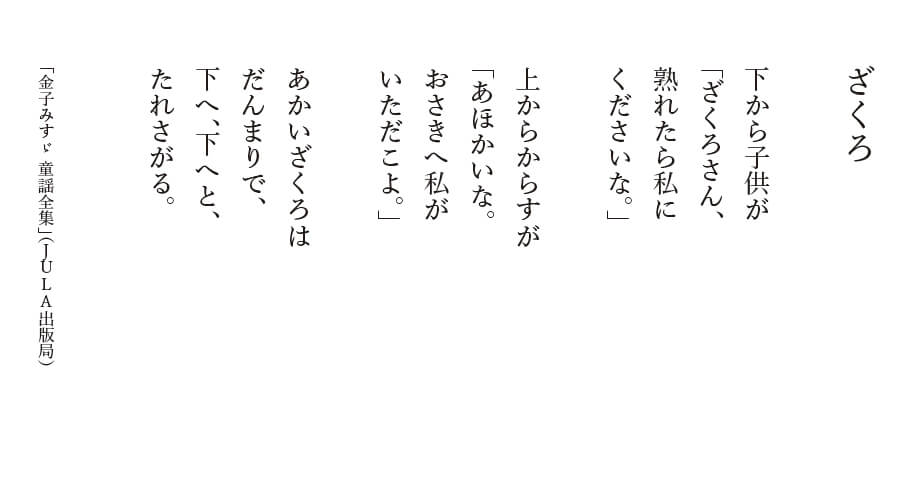 「ざくろ」の詩