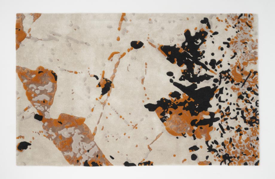＜JAB/ジャブ＞ラグ「パタゴニア」550,000円(レーヨン78%・毛22%/165×110cm)