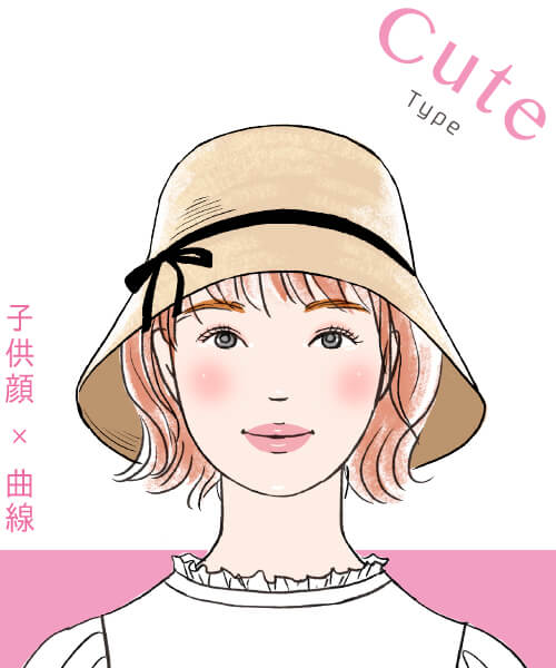 キュートタイプ 子供顔