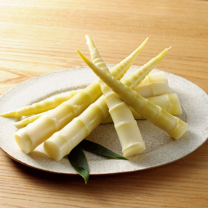 ＜やまぜん食品＞水煮月山筍（ネマガリタケ）