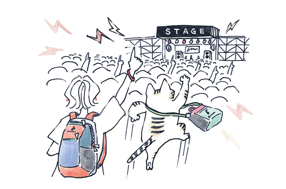 今年の夏フェスはカラフルなバッグをお供に