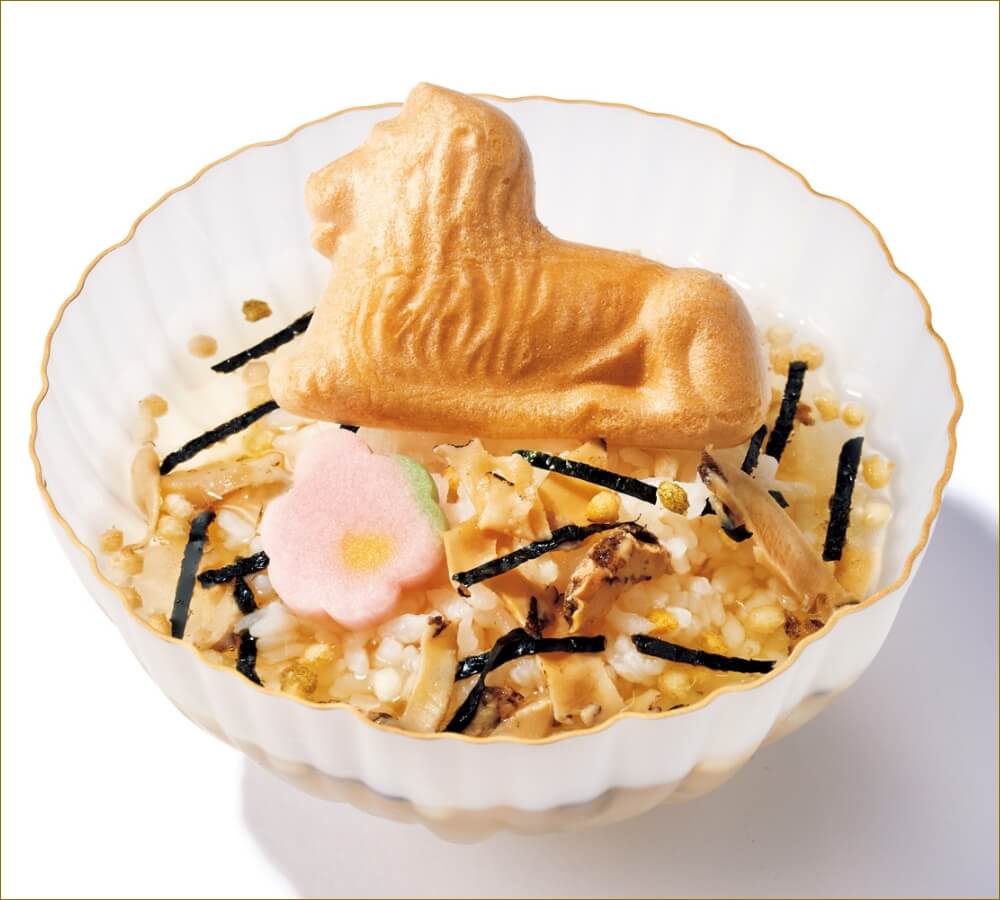 ライオン最中 冷しだし茶漬け