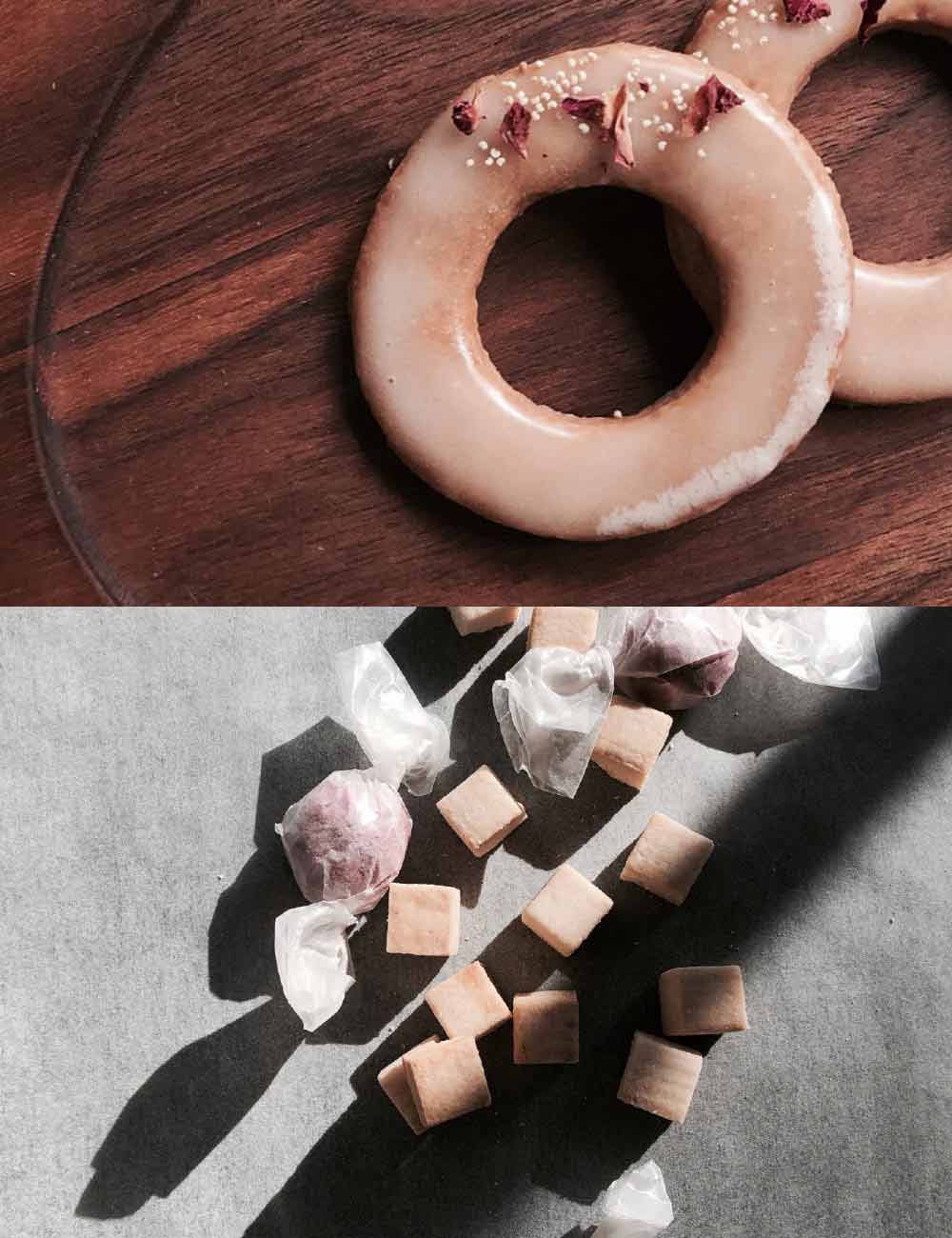 ＜檸檬とラクダ＞
左：檸檬クッキー493円
右：JOLLY CUBE 1,132円