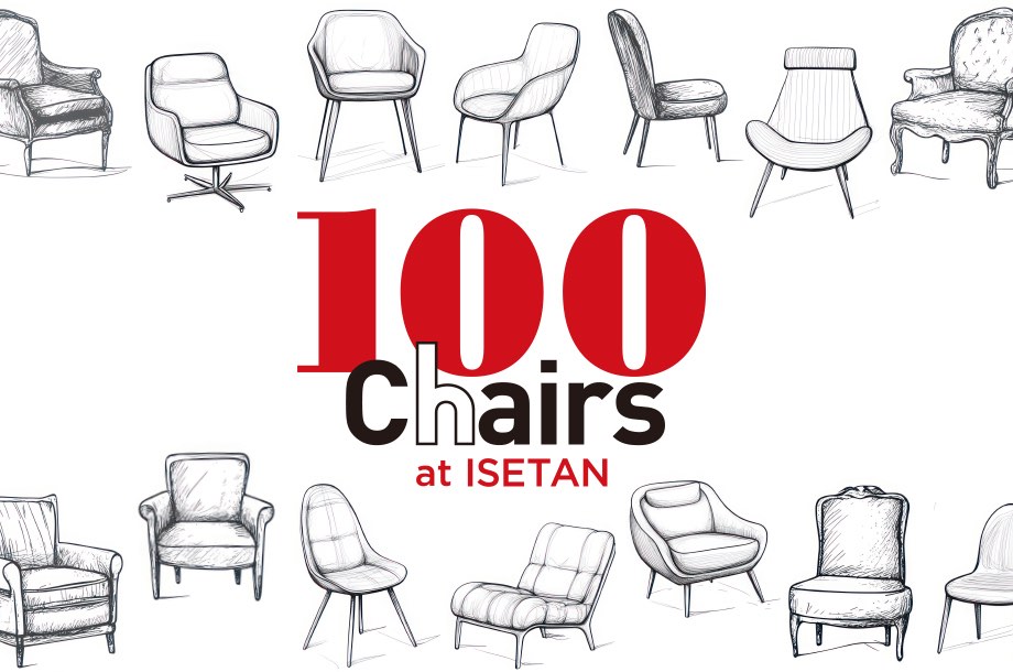100 Chairs at ISETAN