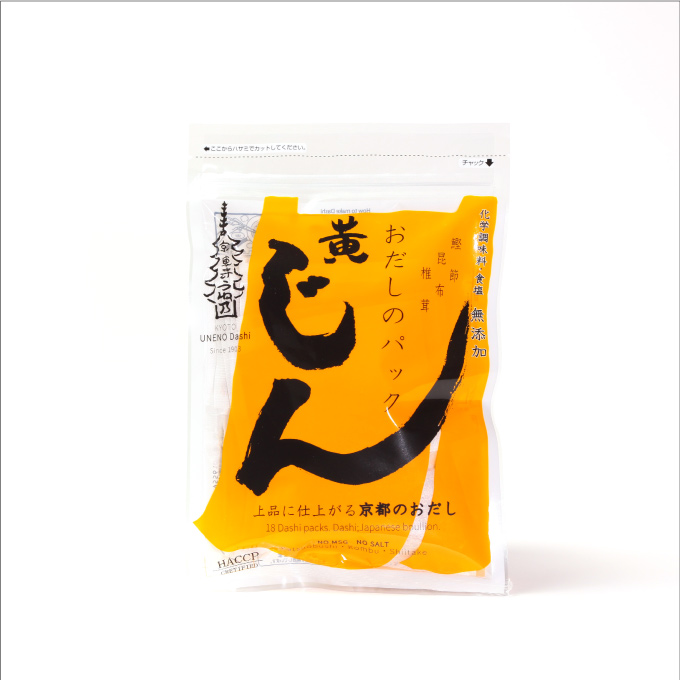 ＜うね乃＞おだしのパックじん（黄）