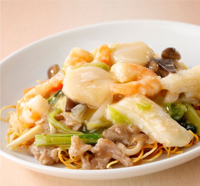 ＜銀座アスター＞海の幸の焼麺