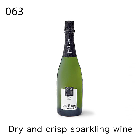 Dry and crisp sparkling wine