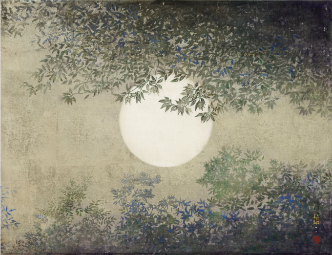 食品・日用品 半額ストア 絵画/真作保証/手塚雄二「 」日本画/風景画/東京藝大教授 良香 絵画