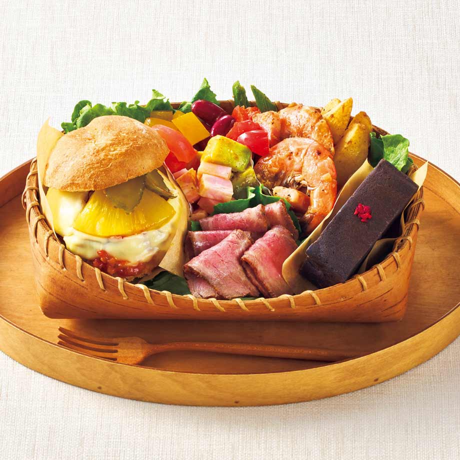 三越伊勢丹オリジナル 松阪牛夏のハワイアンBOX弁当