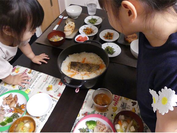 <おわせ久喜>鯛めしの素(3合用)実食の風景
