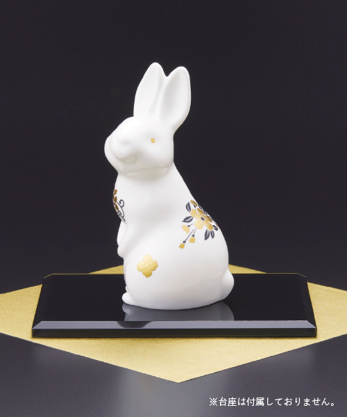 ＜NORITAKE/ノリタケ＞干支置物「卯」16,500円（ボーンチャイナ/高さ約14cm）