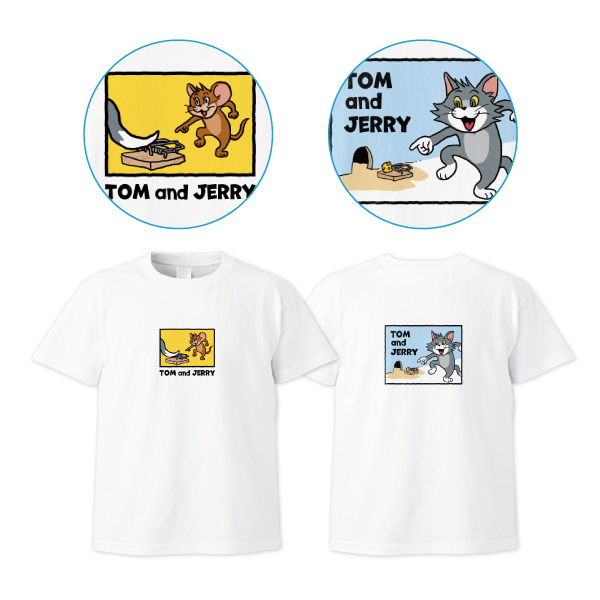 【TOM and JERRY×くまみね】Tシャツ