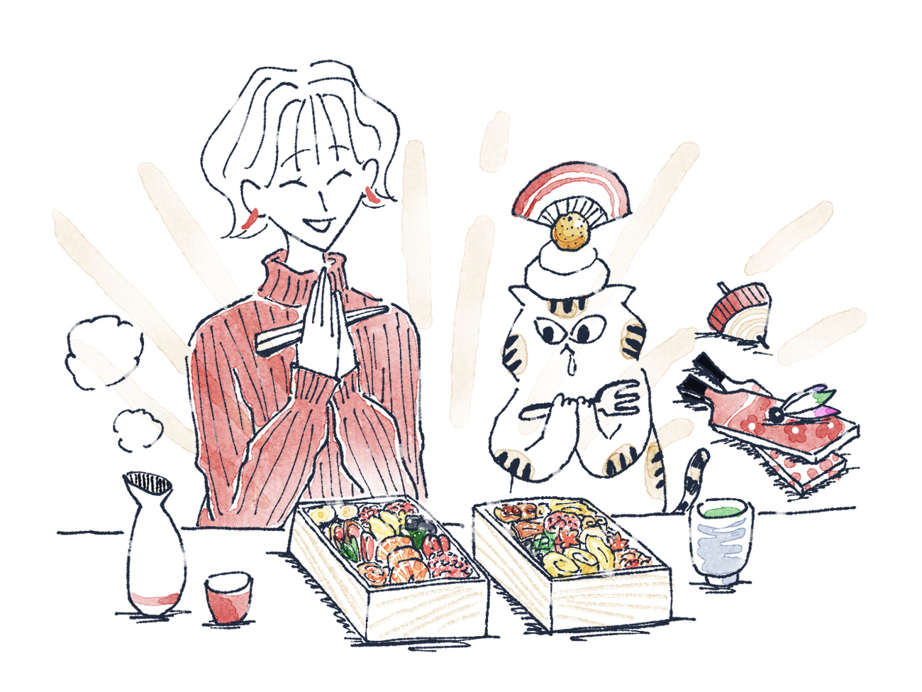 ＜京料理 美濃吉＞少人数おせち二段重