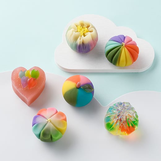 〈龜屋〉虹の上生菓子