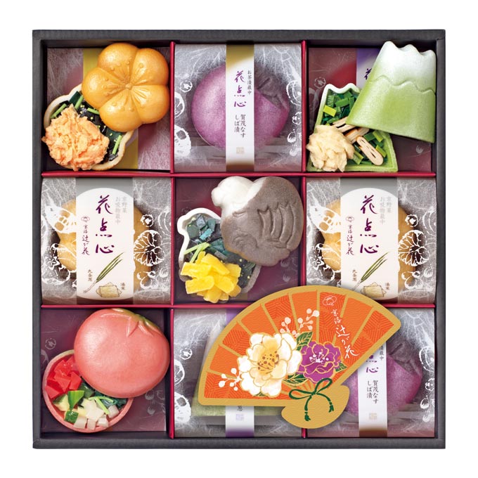 〈京洛　辻が花〉<br>一富士二鷹三茄子　お茶漬・お吸物